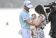 Justin Thomas and family at RBC Heritage 2025 - Final Round (Image via Getty)